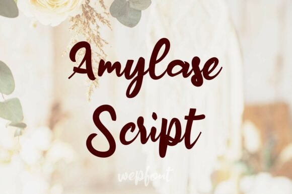 Amylase Script: A Handwritten Font for Personal Branding