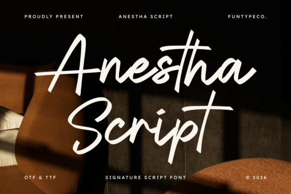Anestha Script: How a Bold Handwritten Font Reshaped a Website Project