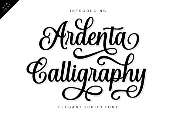 Ardenta Calligraphy: A Fluid Script Font for Modern Web Design