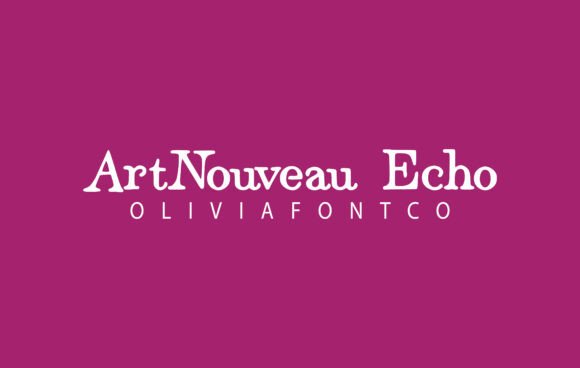 Artnouveau Echo: A Romantic Script for Thoughtful Brand Identities