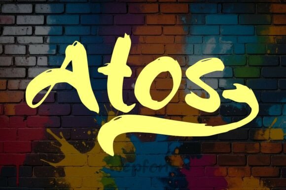 Atos: The Script Font That Energizes Campaigns