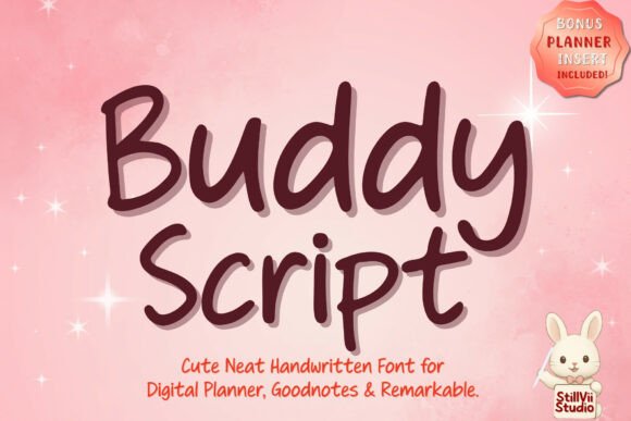 Buddy Script: A Neat and Cute Handwriting Font for Everyday Branding