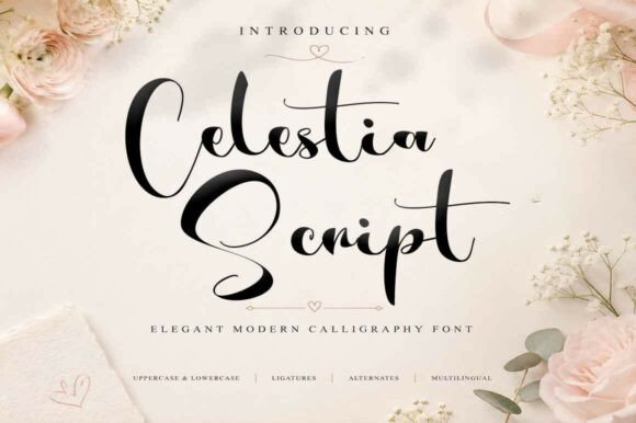 Celestia Script: A Cursive Typeface Made for Campaign Clarity