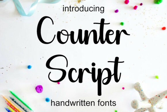 Counter Script: A Refined Script Font for Marketing Campaigns