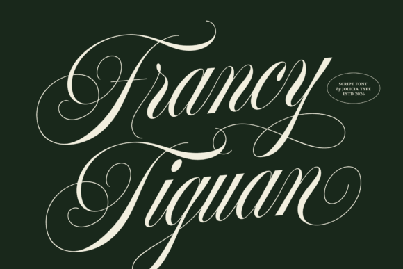 Francy Tiguan: A Luxurious Script Font for Web Designers