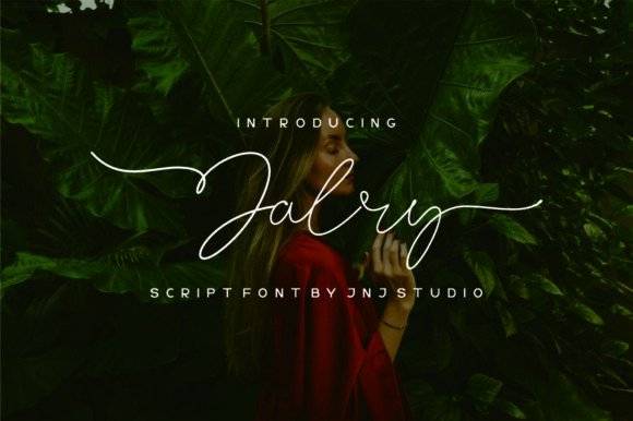 Jalry Script: An Elegant Font for Crafted Goods