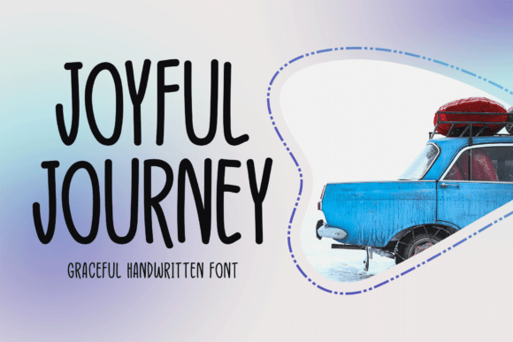 Joyful Journey: A Handwritten Font That Feels Like a Real Signature