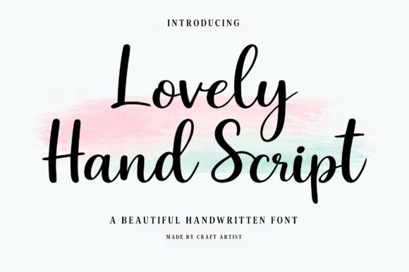 Lovely Hand Script: A Handwritten Font for Modern Marketing