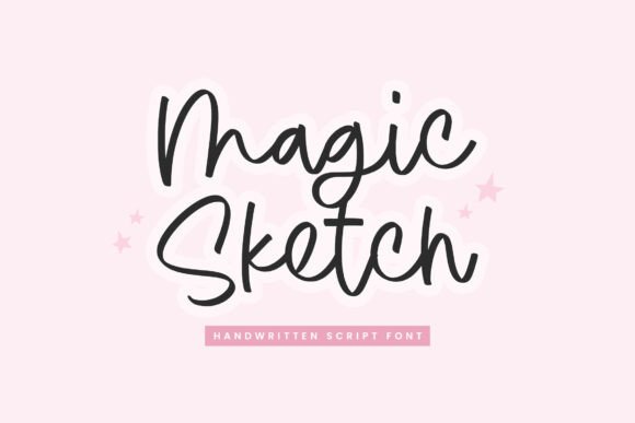 Magic Sketch: A Font That Feels Like a Pencil in Your Hand