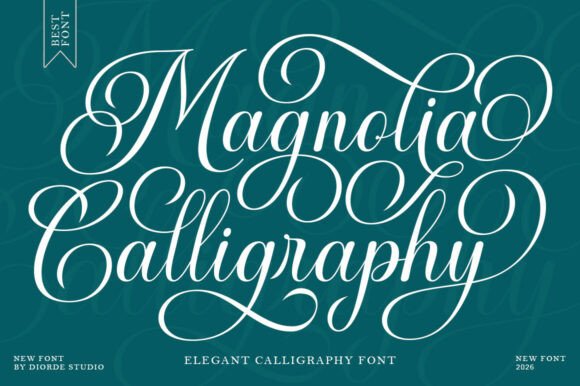 Magnolia Calligraphy: A Refined Script Font for Editorial Design