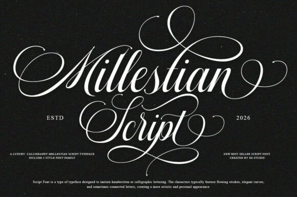 Mallestian Script: The Elegant Typeface for Elevated Marketing