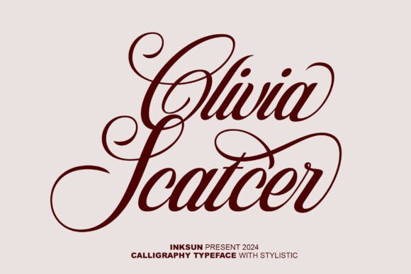 Olivia Scatcer Font: A Graceful Typeface for Your Brand