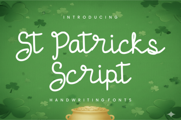 St Patricks Script: A Festive Display Font for Digital Creators