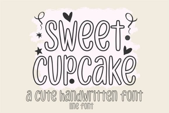 Sweet Cupcake Line: A Font Built for Campaign Clarity