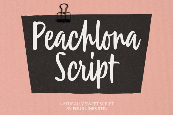 The Marketing Power of the Peachlona Script Font