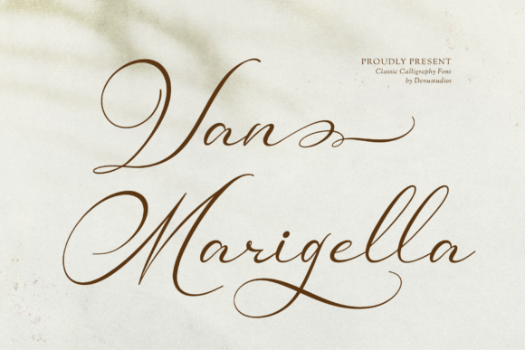 Van Marigella: A Fluid Calligraphy Font for Luxurious Branding