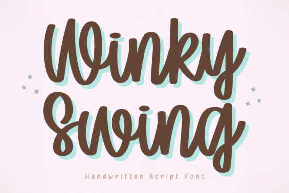 Winky Swing: A Playful Script Font for Memorable Branding